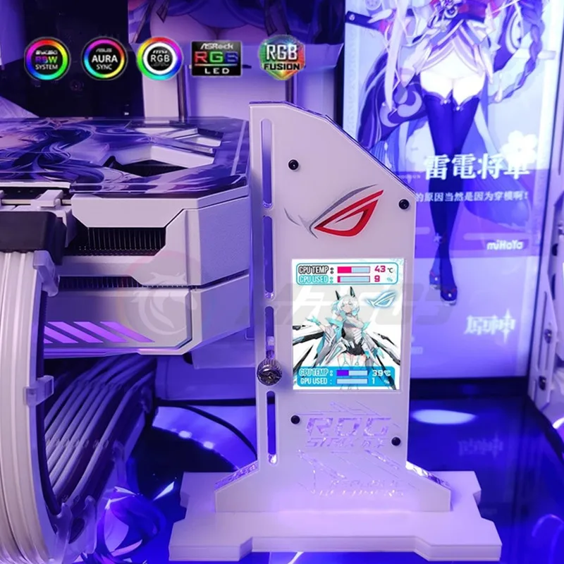 Pc Gaming Lian Li - 2.4-inch Display Vertical GPU Bracket ROG