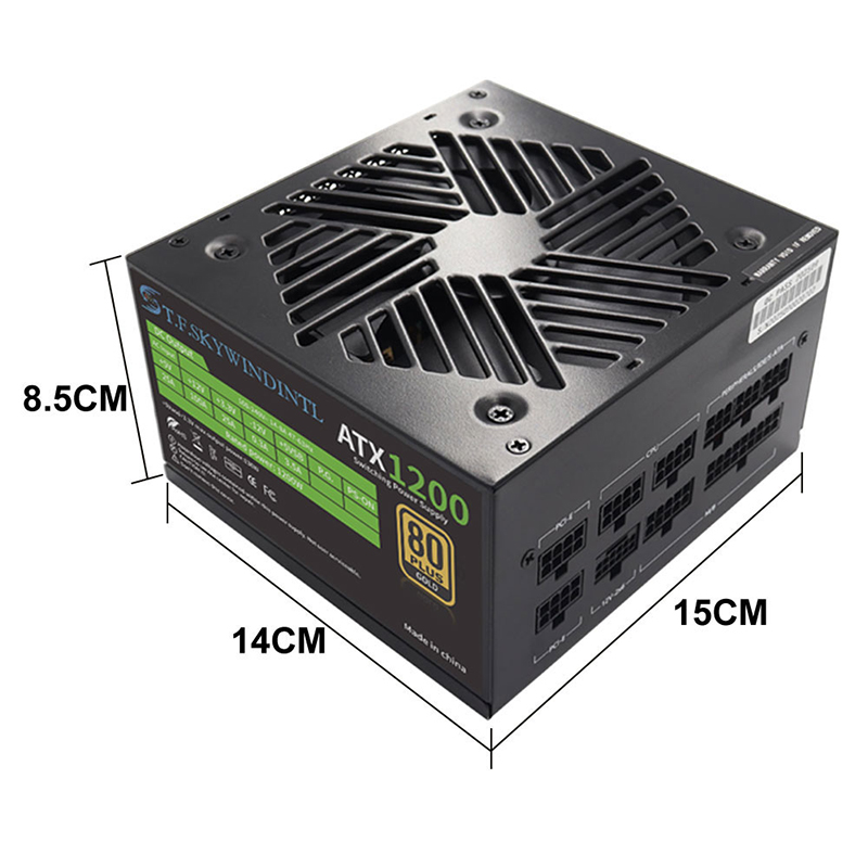 PCIE 5.0 1200W PC Power Supply - огляд і ціна Pc Gaming Fullset