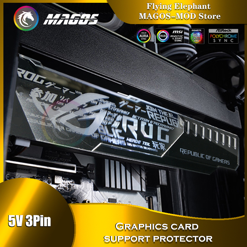 GPU Holder ARGB Silver Mirror  - огляд і ціна Pc Gaming Lian Li