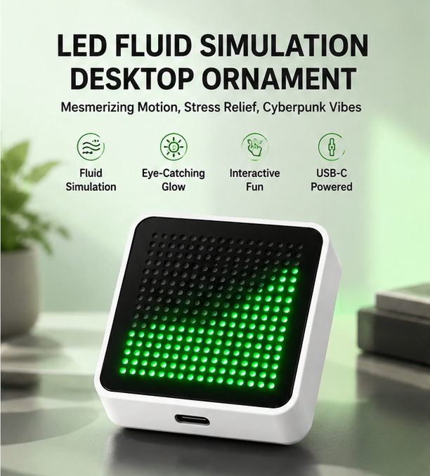 LED Fluid Simulation Desktop O - огляд і ціна Pc Gaming Setup
