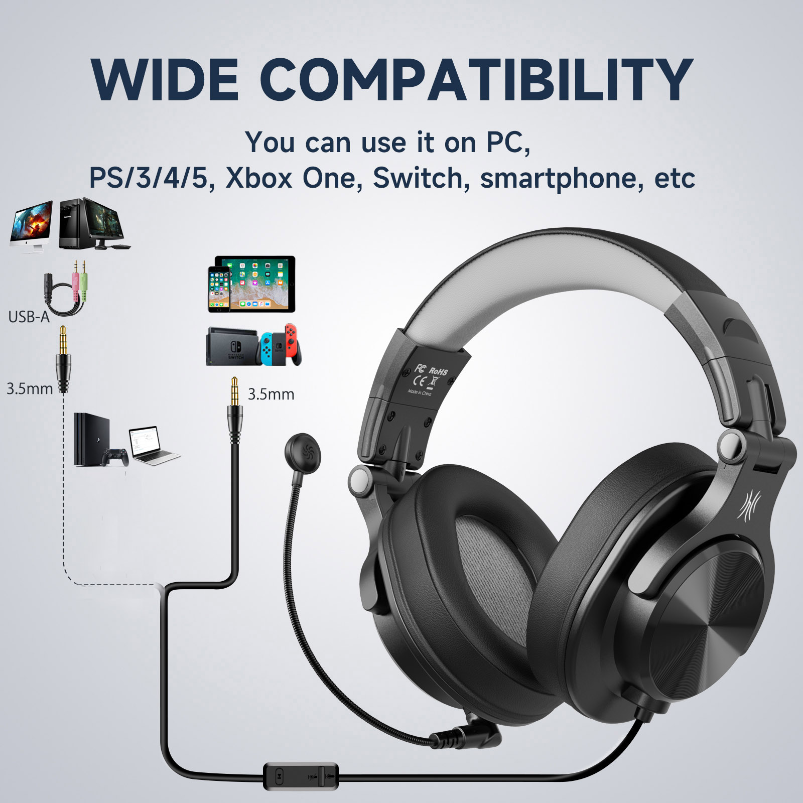 Oneodio A71D Computer Gaming H - огляд і ціна Pc Gaming Y Monitor