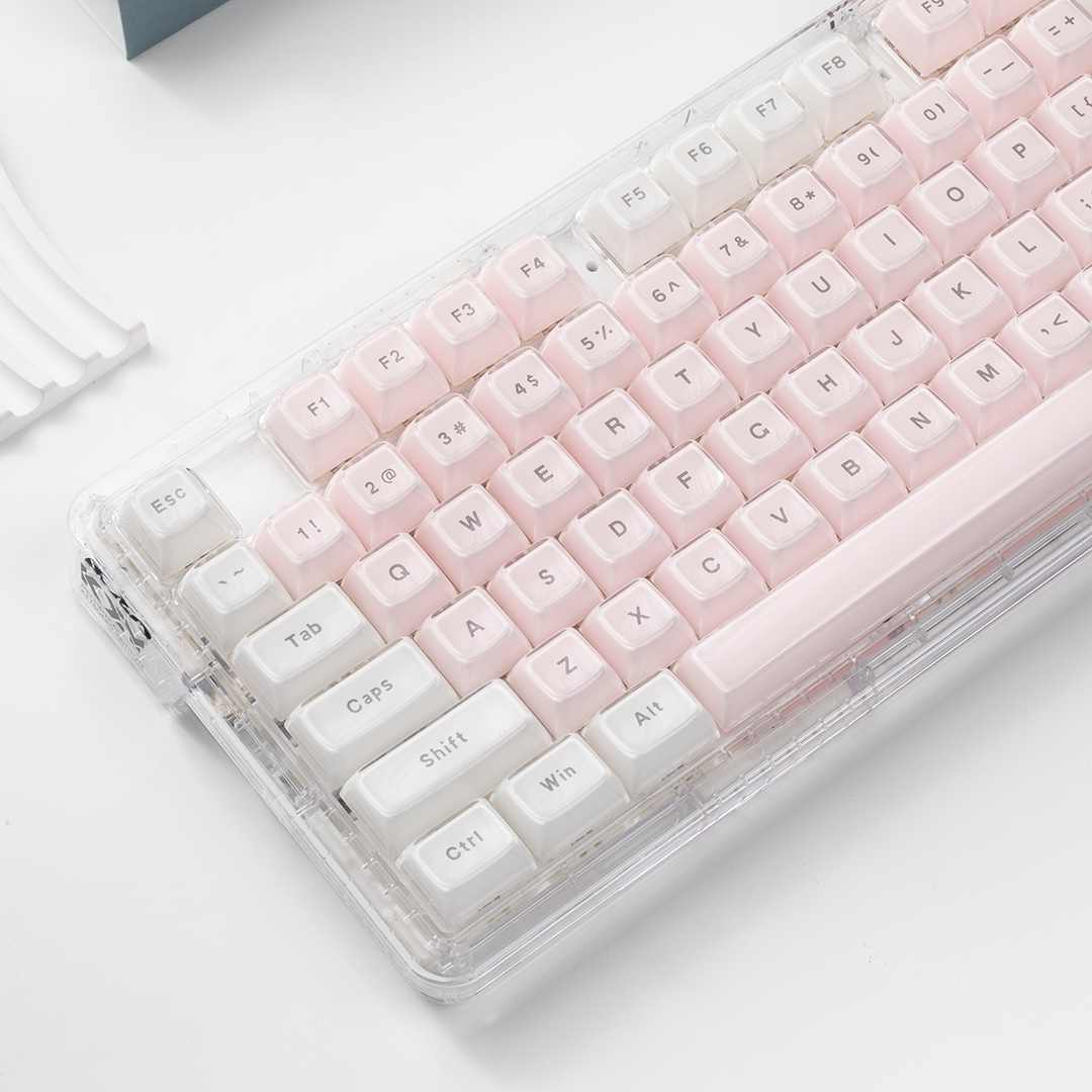 Crystal Transparent Keycaps Pi - огляд і ціна Pc Gaming Fullset