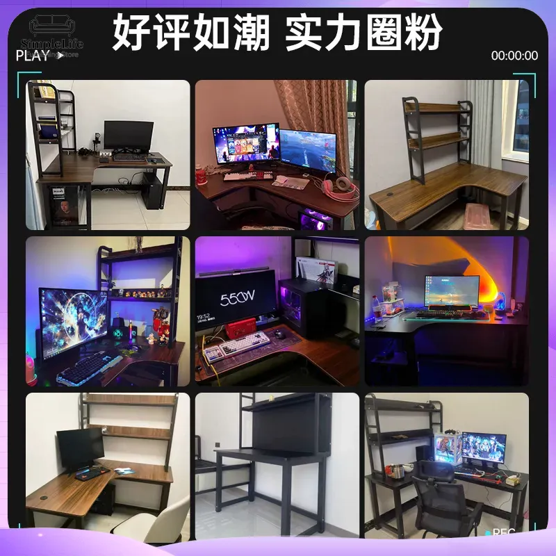 Corner Gaming Desk Computer De - огляд і ціна Pc Gaming Setup