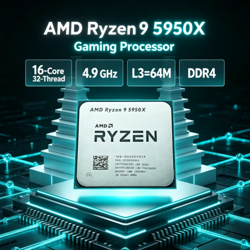 AMD Ryzen 9 5950X DDR4 Gaming  - огляд і ціна Amd Cpu Ryzen 9