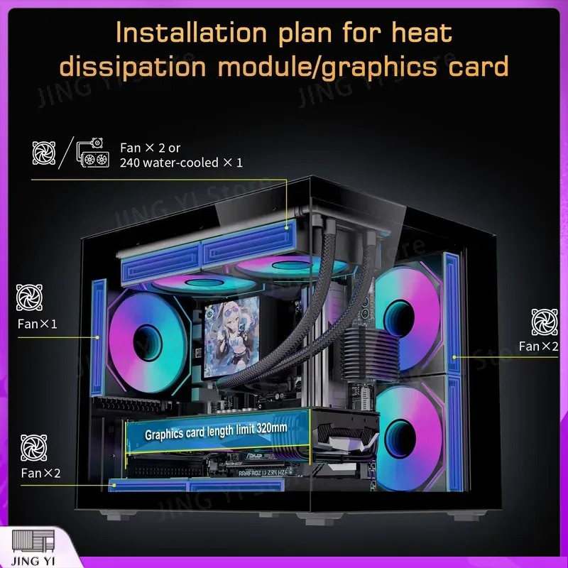 ATX Gaming PC Case RGB Compute - огляд і ціна Pc Gaming Cpu