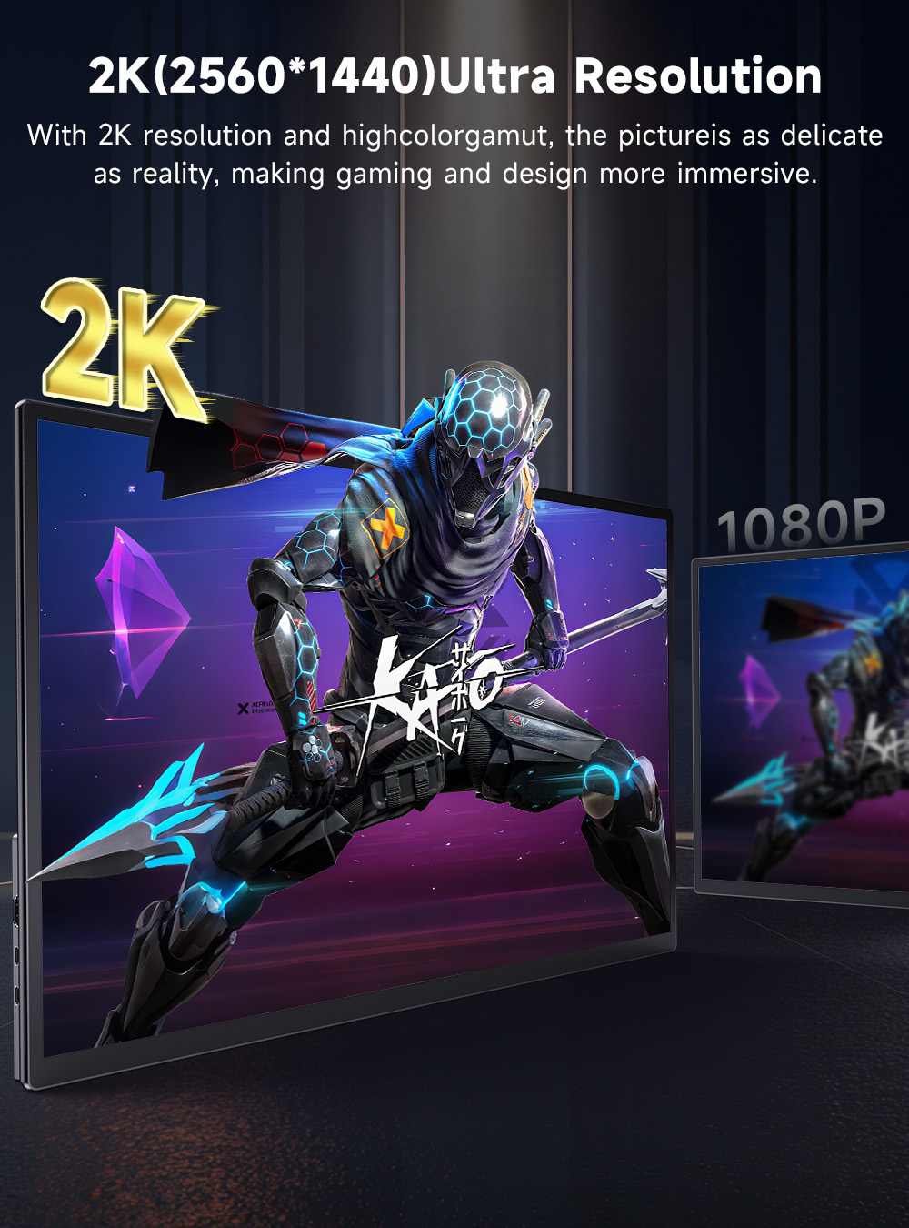 UPERFECT Portable Monitor 23.8 - огляд і ціна Pc Gaming Y Monitor