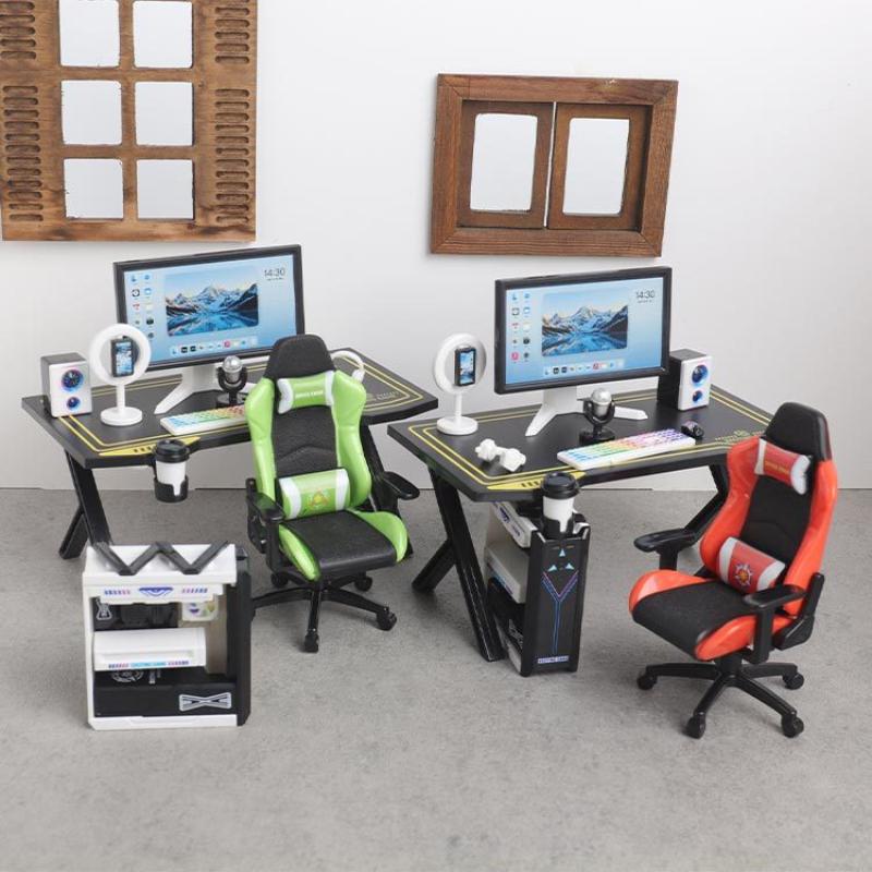Mini Dollhouse Gaming Desk Cha - огляд і ціна Pc Gaming Y Monitor