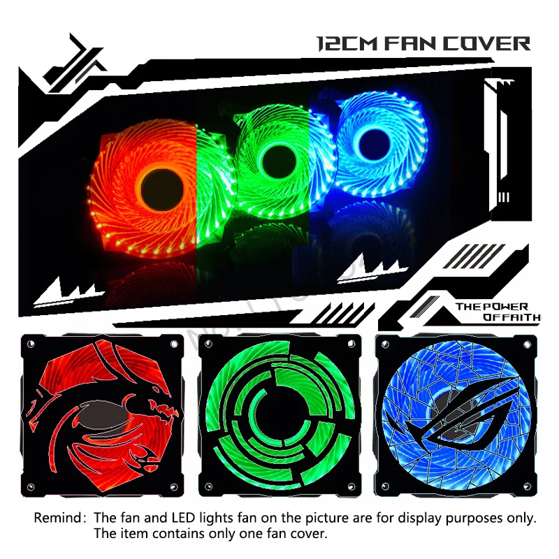 120mm Case Fan Cover &12CM Fan - огляд і ціна Pc Gaming Lian Li