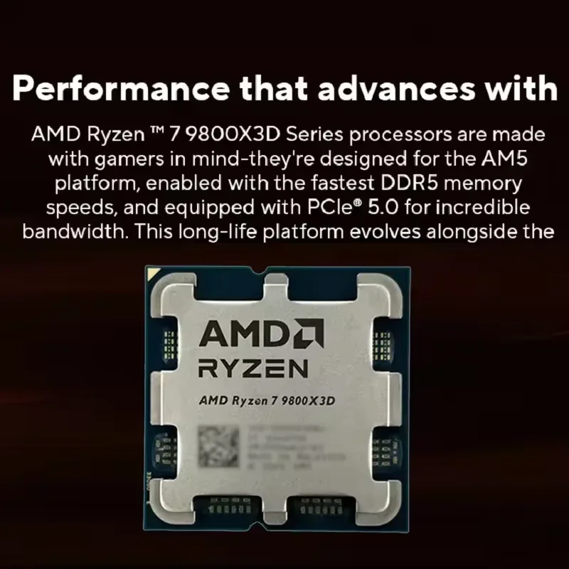 Ryzen 7 9800X3D AMD AM5 Deskto - огляд і ціна Pc Gaming High End