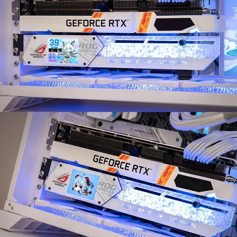 DIY 2.2 inch LCD Display GPU B - огляд і ціна Pc Gaming Lian Li