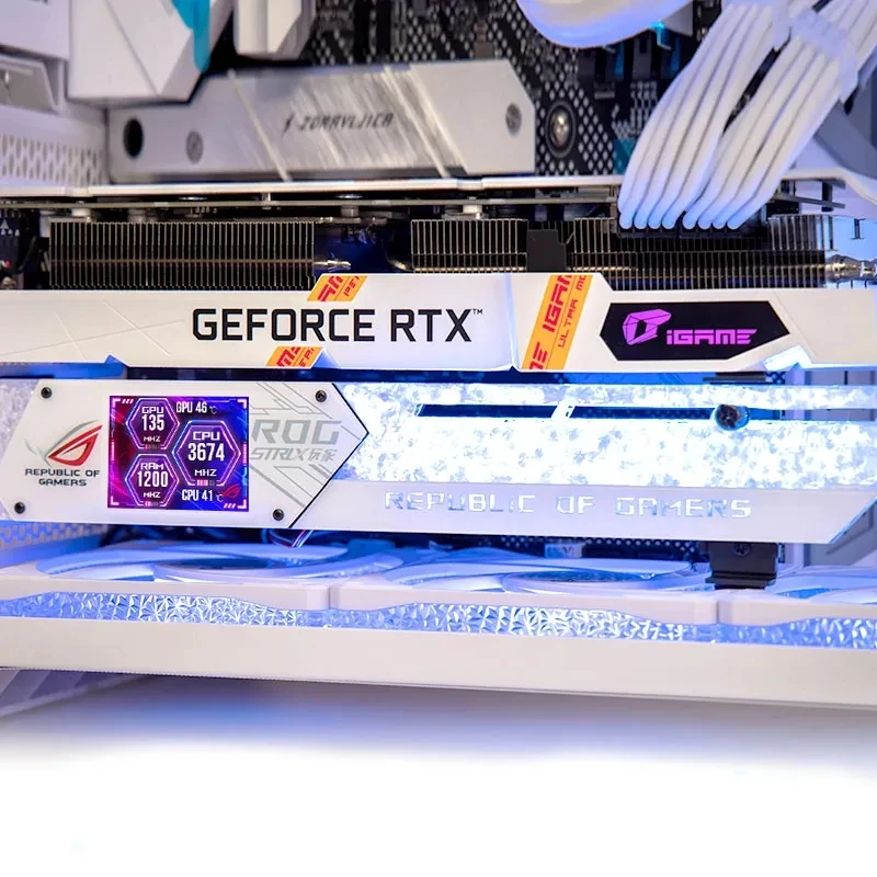 DIY 2.2 inch LCD Display GPU B - огляд і ціна Pc Gaming Lian Li