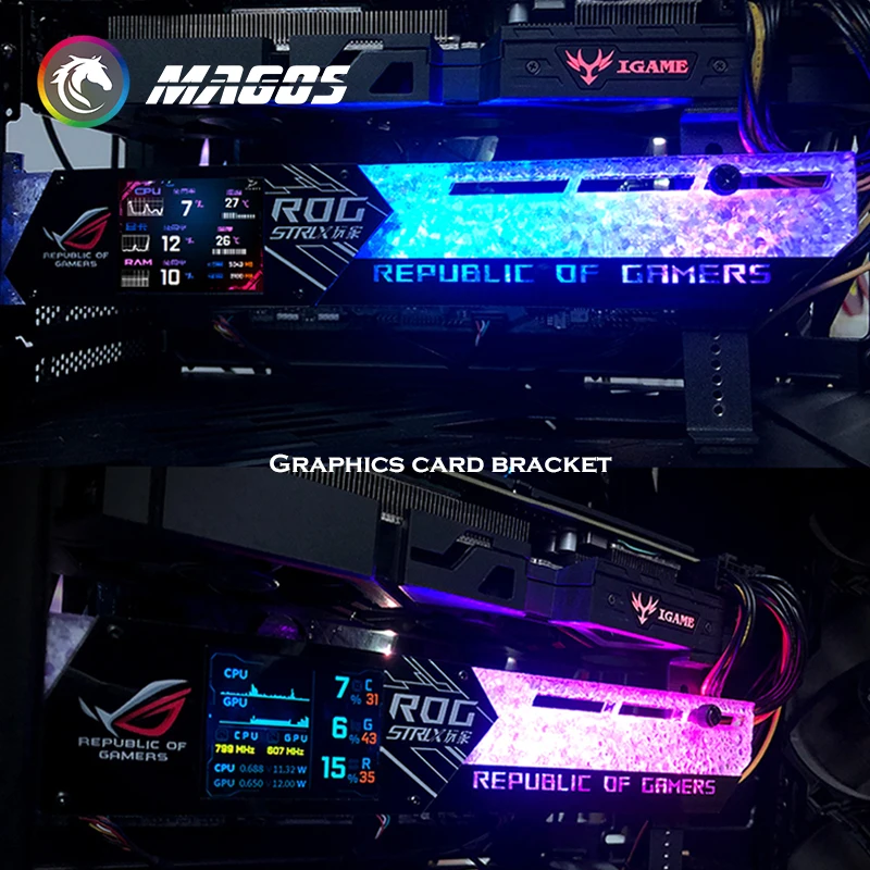 DIY 2.2 inch LCD Display GPU B - огляд і ціна Pc Gaming Lian Li