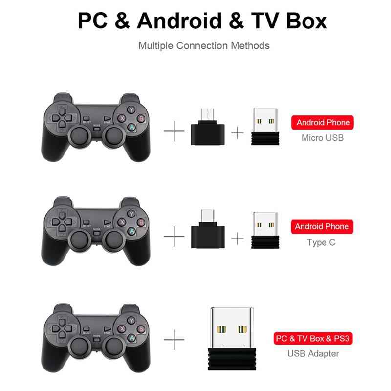 2.4G Wireless Game Gamepad Con - огляд і ціна Joystick Pc Gaming