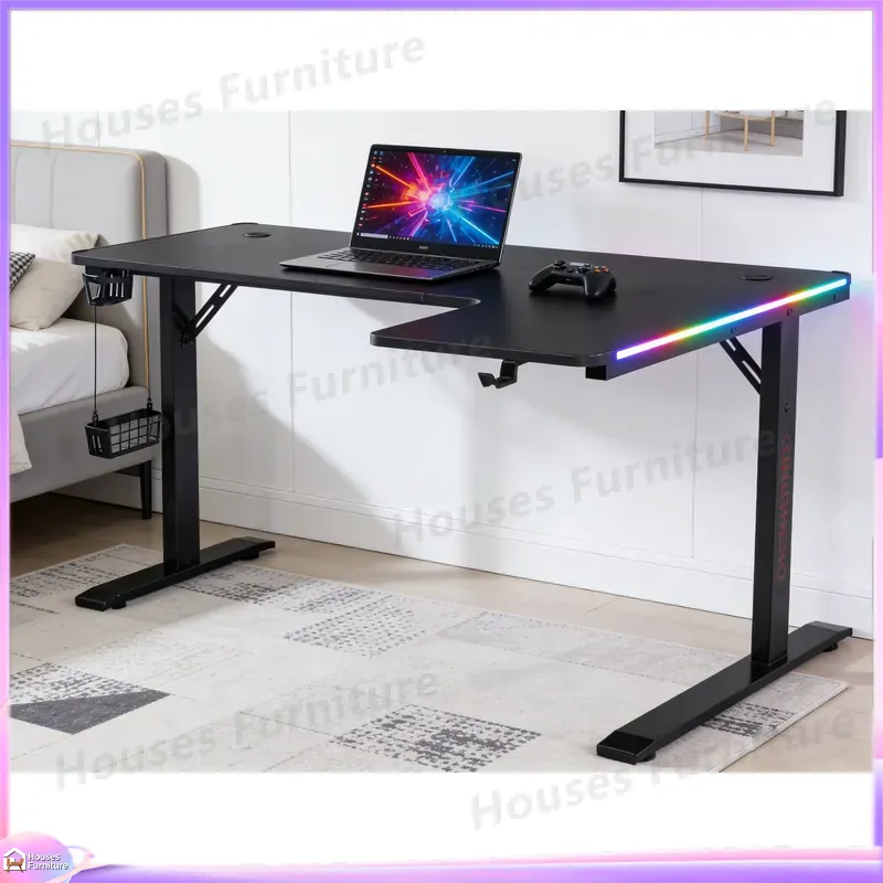 Large 160cm Gaming Desk with L - огляд і ціна Pc Gaming Setup